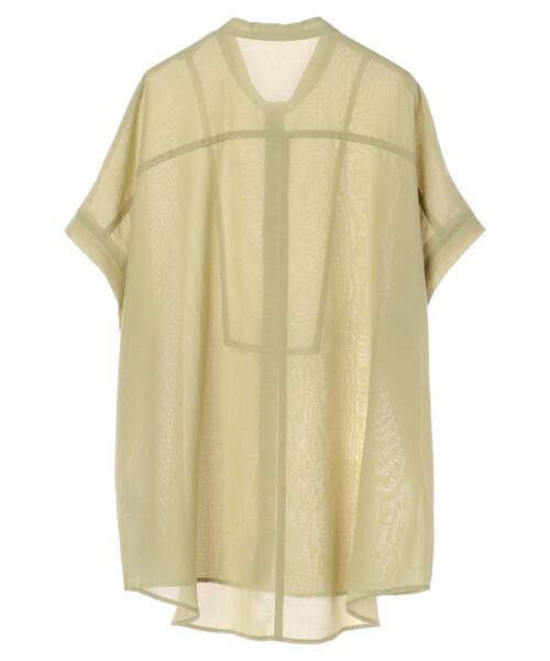 Green　Parks（グリーンパークス）の「シアーブラウス＊（シャツ/ブラウス・レディース・ブラック/パープル/グリーン/ライトベージュ・FREE）」の12枚目の写真