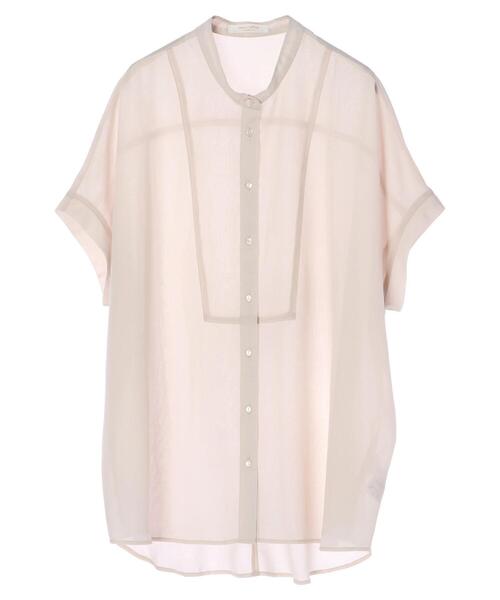 Green　Parks（グリーンパークス）の「シアーブラウス＊（シャツ/ブラウス・レディース・ブラック/パープル/グリーン/ライトベージュ・FREE）」の8枚目の写真