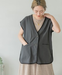 ITEMS URBANRESEARCH | パイピングノースリーブジャケット(その他アウター)