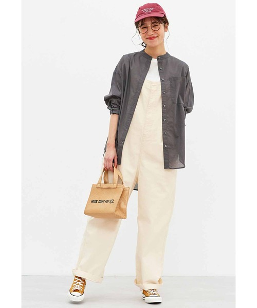 Live in comfort（リブインコンフォート）の「リブ　イン　コンフォート　サラッとはおって大人のおしゃれ　着こなしの幅も広がるコットンシアーシャツ（シャツ/ブラウス・レディース・ピンク系その他/グリーン/チャコールグレー/オレンジ系その他/ライトブルー・MEDIUM/LARGE/X-LARGE/XX-LARGE/XXX-LARGE/SMALL）」の22枚目の写真