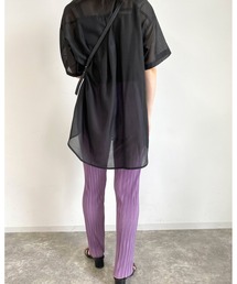 MLI'A | プリーツストレートイージーパンツ(その他パンツ)