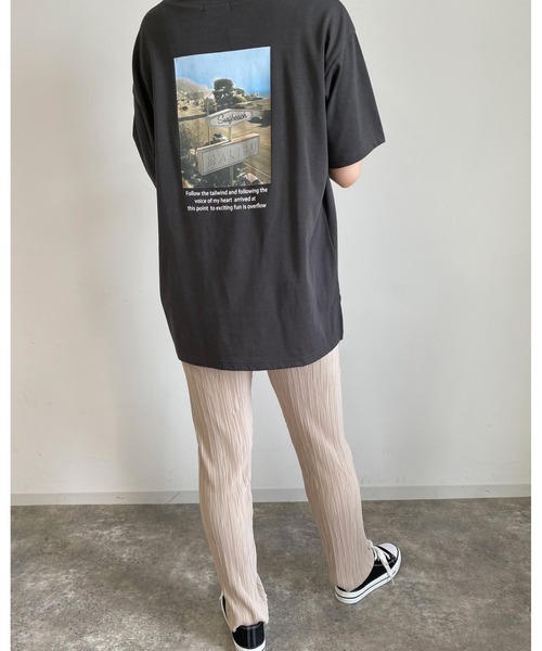 MLI'A（エムリア）の「プリーツストレートイージーパンツ（その他パンツ・レディース・ブラック/パープル/カーキ/グレー系その他/イエロー系その他・FREE）」の8枚目の写真