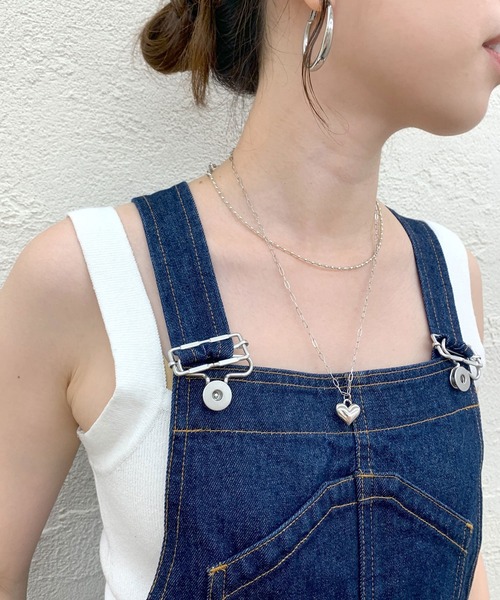 SHENERY（シーナリー）の「【WEB限定】ハートモチーフネックレス（ネックレス・レディース・シルバー/ゴールド・FREE）」の5枚目の写真