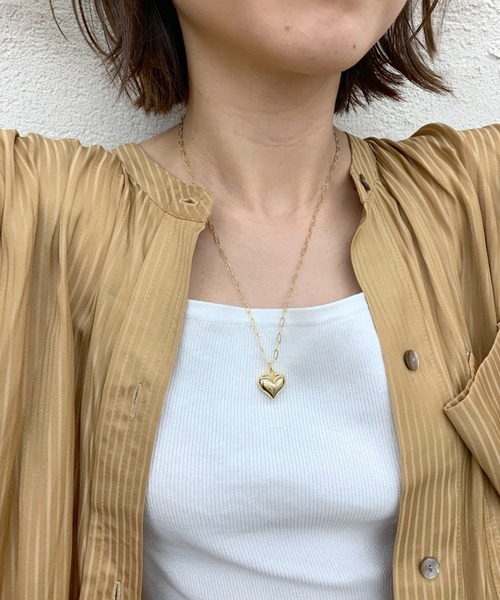 SHENERY（シーナリー）の「【WEB限定】ハートモチーフネックレス（ネックレス・レディース・シルバー/ゴールド・FREE）」の8枚目の写真