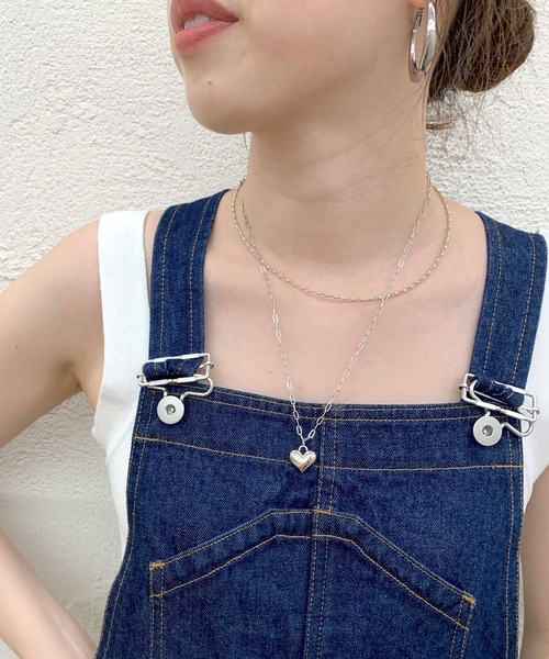 SHENERY（シーナリー）の「【WEB限定】ハートモチーフネックレス（ネックレス・レディース・シルバー/ゴールド・FREE）」の3枚目の写真