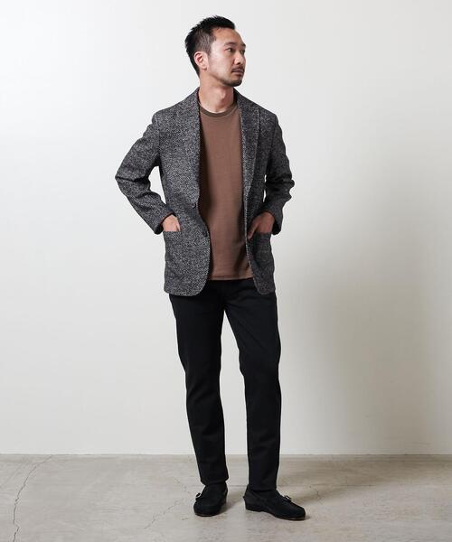 T-JACKET(ティージャケット)の「<T-JACKET (ティー ジャケット) > ダイアゴナル パッチ 2ボタン ジャケット(テーラードジャケット・メンズ・グレー・SMALL/MEDIUM/LARGE)」の10枚目の写真