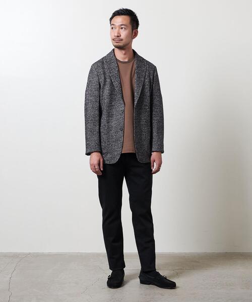 T-JACKET(ティージャケット)の「<T-JACKET (ティー ジャケット) > ダイアゴナル パッチ 2ボタン ジャケット(テーラードジャケット・メンズ・グレー・SMALL/MEDIUM/LARGE)」の11枚目の写真