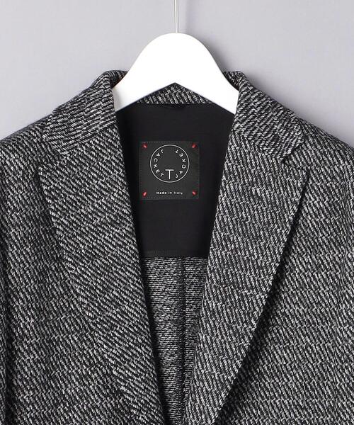 T-JACKET(ティージャケット)の「<T-JACKET (ティー ジャケット) > ダイアゴナル パッチ 2ボタン ジャケット(テーラードジャケット・メンズ・グレー・SMALL/MEDIUM/LARGE)」の14枚目の写真