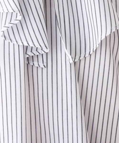 DRESKIP(ドレスキップ)の「◆ビッグフリル衿ブラウス(シャツ/ブラウス・レディース・ホワイト系5/ベージュ系その他2/ライトパープル/ネイビー系2・02/03)」の8枚目の写真