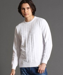 MONSIEUR NICOLE | 【ex/tra】グラフィック柄 ニットプルオーバー(ニット/セーター)