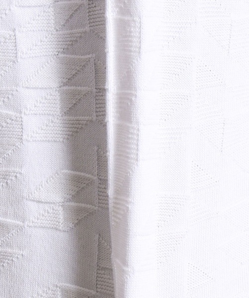 MONSIEUR NICOLE（ムッシュニコル）の「【ex/tra】グラフィック柄 ニットプルオーバー（ニット/セーター・メンズ・ブラック/ホワイト/ブラウン/ピンク・MEDIUM/X-LARGE/LARGE）」の11枚目の写真