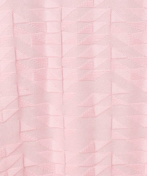 MONSIEUR NICOLE（ムッシュニコル）の「【ex/tra】グラフィック柄 ニットプルオーバー（ニット/セーター・メンズ・ブラック/ホワイト/ブラウン/ピンク・MEDIUM/X-LARGE/LARGE）」の5枚目の写真