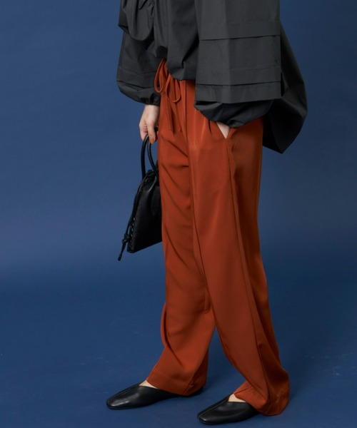 Auntie Rosa Holiday（アンティローザホリデー）の「ポリツイルカラーイージースラックス（スラックス・レディース・ブラウン/キャメル/その他/ベージュ/ブラック/グリーン・MEDIUM/SMALL/X-SMALL）」の22枚目の写真