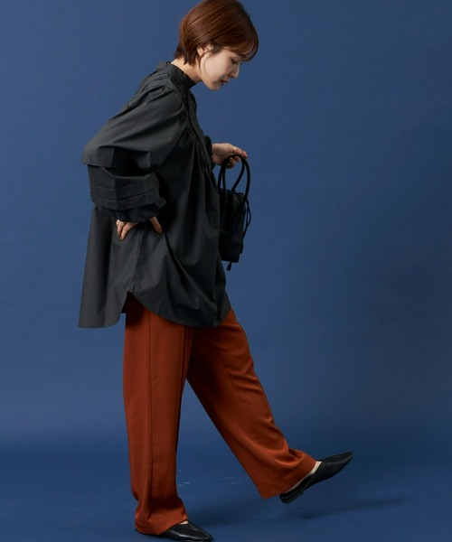 Auntie Rosa Holiday（アンティローザホリデー）の「ポリツイルカラーイージースラックス（スラックス・レディース・ブラウン/キャメル/その他/ベージュ/ブラック/グリーン・MEDIUM/SMALL/X-SMALL）」の14枚目の写真