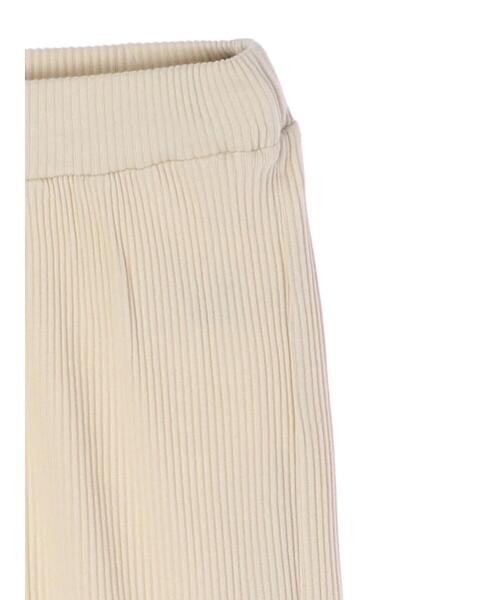 AMERICAN HOLIC(アメリカンホリック)の「裾スリットリブパンツ(その他パンツ・レディース・アイボリー/ブラック・S/L/M)」の7枚目の写真