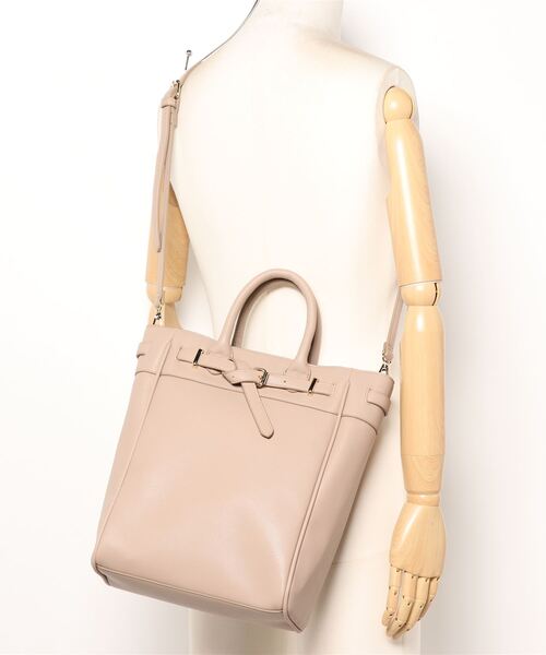 NATURAL BEAUTY BASIC（ナチュラルビューティーベーシック）の「トップベルト２ＷＡＹトート（トートバッグ・レディース・ブラック/グレー/ベージュ・ﾌﾘ-）」の6枚目の写真