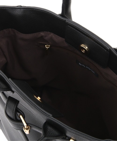 NATURAL BEAUTY BASIC（ナチュラルビューティーベーシック）の「トップベルト２ＷＡＹトート（トートバッグ・レディース・ブラック/グレー/ベージュ・ﾌﾘ-）」の16枚目の写真