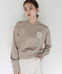 CLEIO | 【CLEIO】メランジラベルスウェット(スウェット)