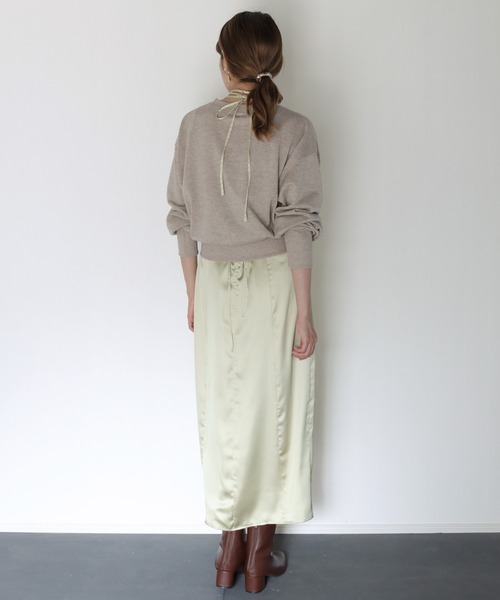 CLEIO（クレイオ）の「【CLEIO】メランジラベルスウェット（スウェット・レディース・ベージュ/ブラウン・FREE）」の22枚目の写真