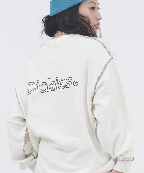 Dickies/ディッキーズ コットン裏毛アウトリンキングビッグスウェット