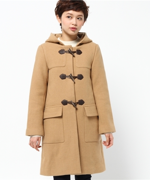 CIAOPANIC（チャオパニック）の「【Ciaopanic】longダッフルコート（ダッフルコート・レディース・ベージュ/ネイビー・FREE）」の3枚目の写真