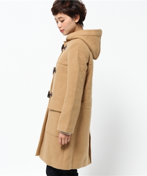 CIAOPANIC（チャオパニック）の「【Ciaopanic】longダッフルコート（ダッフルコート・レディース・ベージュ/ネイビー・FREE）」の4枚目の写真