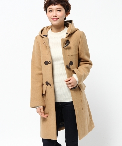 CIAOPANIC（チャオパニック）の「【Ciaopanic】longダッフルコート（ダッフルコート・レディース・ベージュ/ネイビー・FREE）」の6枚目の写真