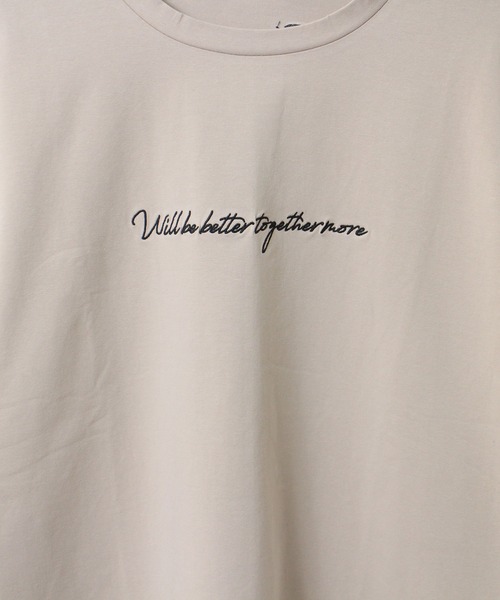 one way（ワンウェイ）の「【oneway】1行ロゴロンT（Tシャツ/カットソー・レディース・ホワイト/ブラック/ベージュ・FREE）」の10枚目の写真