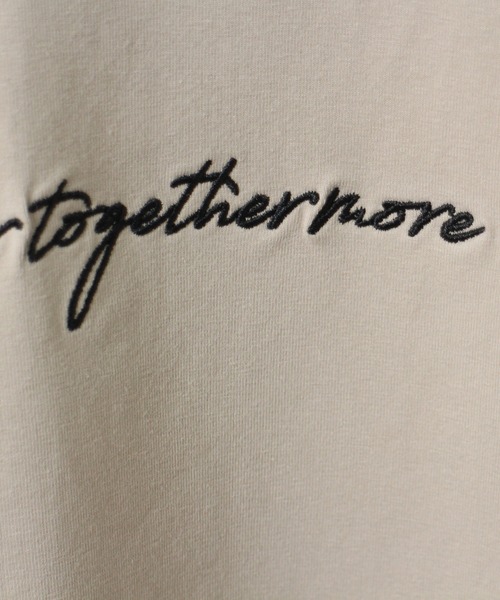 one way（ワンウェイ）の「【oneway】1行ロゴロンT（Tシャツ/カットソー・レディース・ホワイト/ブラック/ベージュ・FREE）」の5枚目の写真