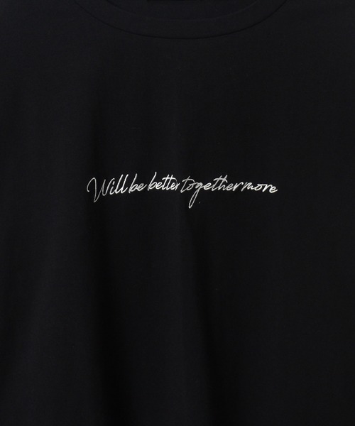 one way（ワンウェイ）の「【oneway】1行ロゴロンT（Tシャツ/カットソー・レディース・ホワイト/ブラック/ベージュ・FREE）」の7枚目の写真