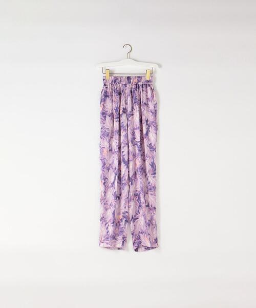 Steven Alan(スティーブンアラン)の「<forte_forte>SILK PRINT PANTS/パンツ(その他パンツ・レディース・ライラック・0)」の1枚目の写真