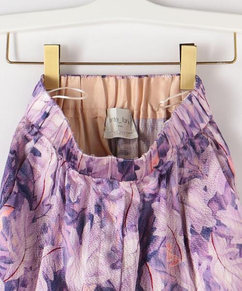 Steven Alan(スティーブンアラン)の「<forte_forte>SILK PRINT PANTS/パンツ(その他パンツ・レディース・ライラック・0)」の2枚目の写真