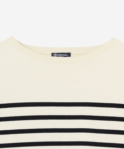 ORCIVAL（オーシバル）の「ORCIVAL | クルーネックニット CRA WOMEN（ニット/セーター・レディース・ホワイト系その他5/ブラック系その他・1）」の4枚目の写真