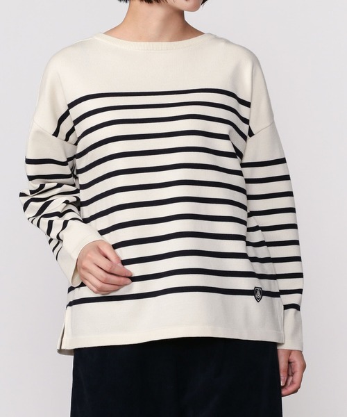 ORCIVAL（オーシバル）の「ORCIVAL | クルーネックニット CRA WOMEN（ニット/セーター・レディース・ホワイト系その他5/ブラック系その他・1）」の2枚目の写真