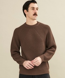 BATONER（バトナー）の「シグネチャークルーネックニット/SIGNATURE