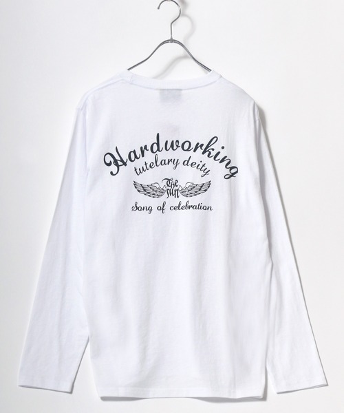 MARUKAWA(マルカワ)の「RUDE フロント/バックプリントロンT(Tシャツ/カットソー・メンズ・ホワイト/ブラック/ホワイト系その他/ブラック系その他/ホワイト系その他2/ブラック系その他2/ホワイト系その他3/ブラック系その他3・M/L/LL)」の2枚目の写真