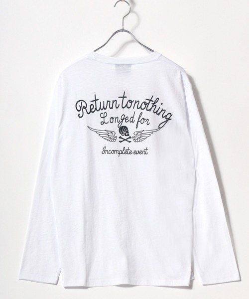MARUKAWA(マルカワ)の「RUDE フロント/バックプリントロンT(Tシャツ/カットソー・メンズ・ホワイト/ブラック/ホワイト系その他/ブラック系その他/ホワイト系その他2/ブラック系その他2/ホワイト系その他3/ブラック系その他3・M/L/LL)」の3枚目の写真