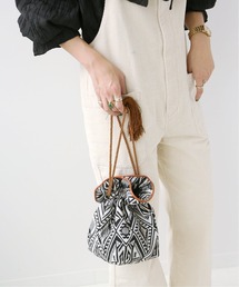 Simplicite | ジャガードキンチャクBAG(ショルダーバッグ)