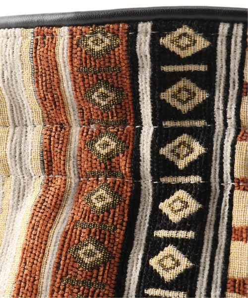 Simplicite（サンプリシテ）の「ジャガードキンチャクバッグ◆（ショルダーバッグ・レディース・ブラック/オレンジ・FREE）」の7枚目の写真