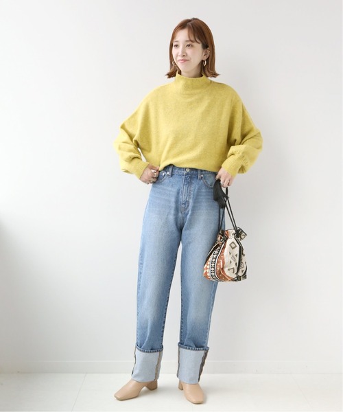 Simplicite（サンプリシテ）の「ジャガードキンチャクバッグ◆（ショルダーバッグ・レディース・ブラック/オレンジ・FREE）」の16枚目の写真