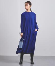 ＜UNITED ARROWS＞Ｐ バックプリーツ ワンピース Ｂ