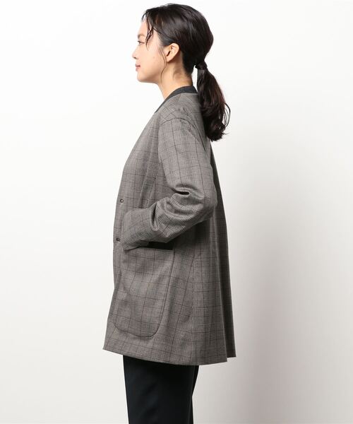 collex（コレックス）の「【セットアップ対応】ビッグテーラードジャケット（テーラードジャケット・レディース・チェック・フリー）」の4枚目の写真