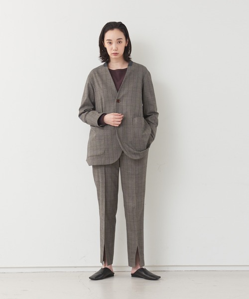 collex（コレックス）の「【セットアップ対応】ビッグテーラードジャケット（テーラードジャケット・レディース・チェック・フリー）」の14枚目の写真