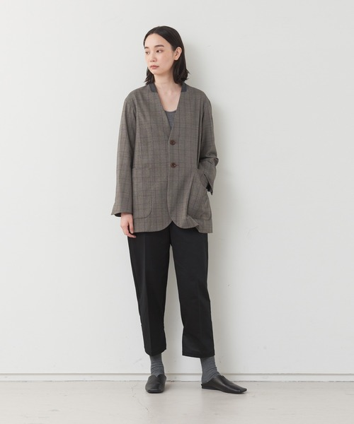 collex（コレックス）の「【セットアップ対応】ビッグテーラードジャケット（テーラードジャケット・レディース・チェック・フリー）」の15枚目の写真