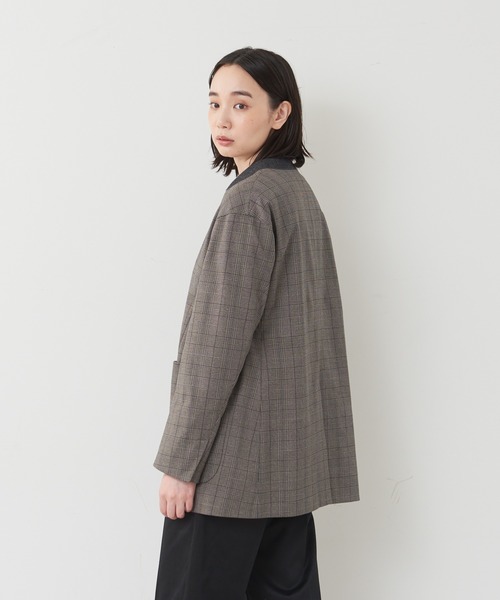 collex（コレックス）の「【セットアップ対応】ビッグテーラードジャケット（テーラードジャケット・レディース・チェック・フリー）」の8枚目の写真