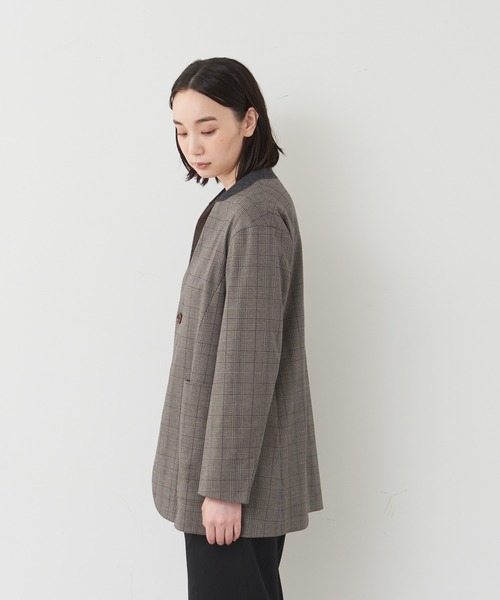 collex（コレックス）の「【セットアップ対応】ビッグテーラードジャケット（テーラードジャケット・レディース・チェック・フリー）」の20枚目の写真