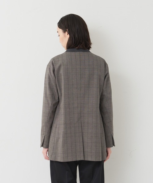 collex（コレックス）の「【セットアップ対応】ビッグテーラードジャケット（テーラードジャケット・レディース・チェック・フリー）」の21枚目の写真