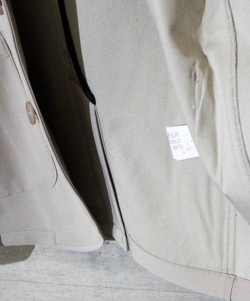 JOHN'S CLOSET(ジョンズクローゼット)の「【3】 ROOT THREE ポリエステル2WAYストレッチジャケット(テーラードジャケット・メンズ・ネイビー/ベージュ/カーキ/ブラック・LARGE/MEDIUM/X-LARGE)」の8枚目の写真