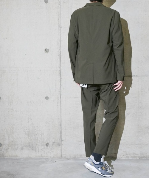 JOHN'S CLOSET(ジョンズクローゼット)の「【3】 ROOT THREE ポリエステル2WAYストレッチジャケット(テーラードジャケット・メンズ・ネイビー/ベージュ/カーキ/ブラック・LARGE/MEDIUM/X-LARGE)」の18枚目の写真
