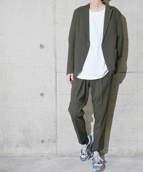 JOHN'S CLOSET(ジョンズクローゼット)の「【3】 ROOT THREE ポリエステル2WAYストレッチジャケット(テーラードジャケット・メンズ・ネイビー/ベージュ/カーキ/ブラック・LARGE/MEDIUM/X-LARGE)」の20枚目の写真